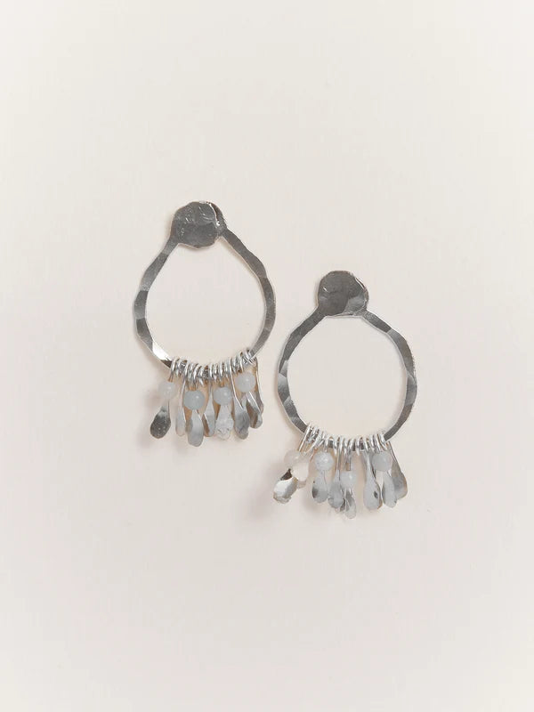 ARETES MIDI CIRCULO HOJAS CHIRIBIQUETE