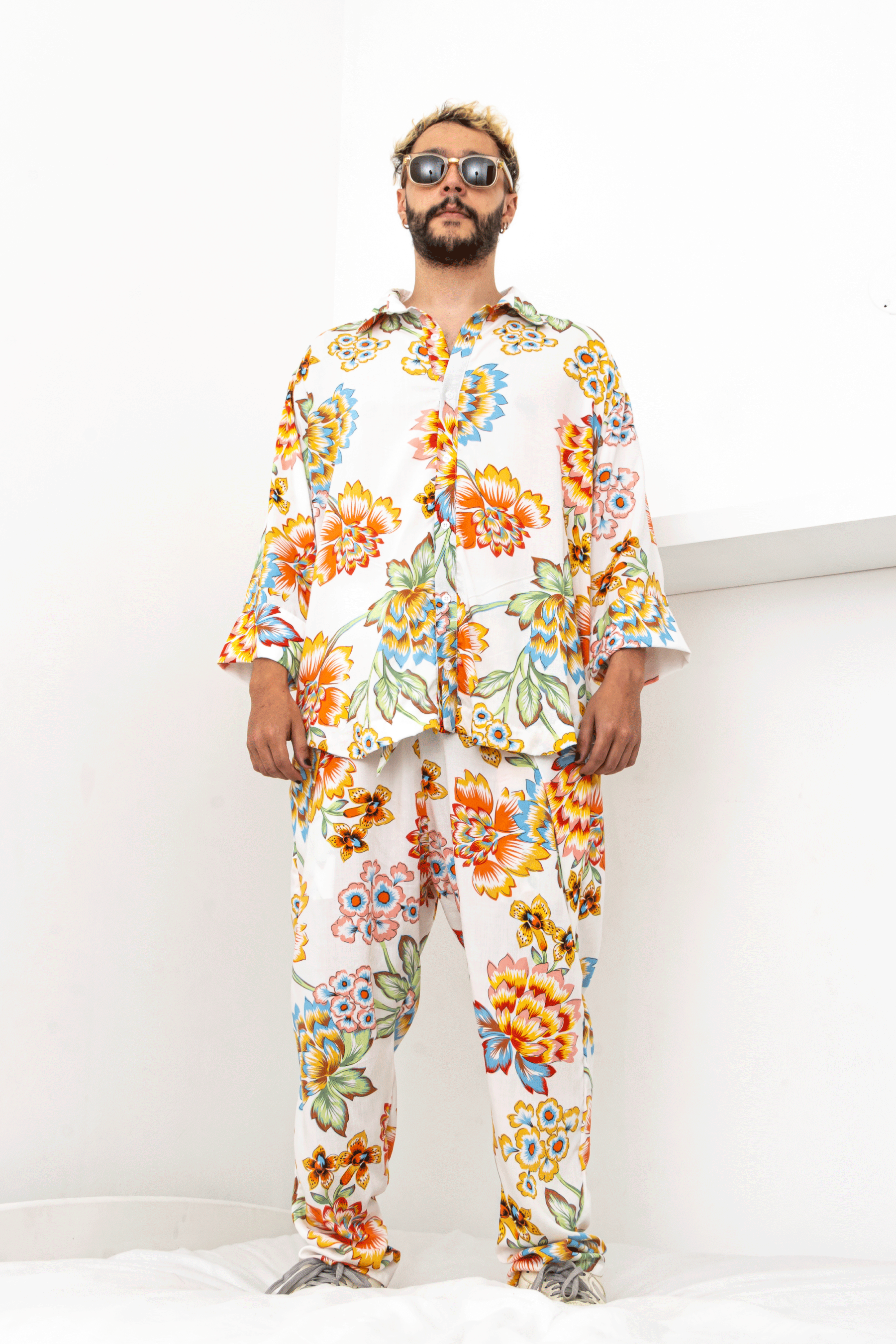 PANTALON FLORAL SAMURAI