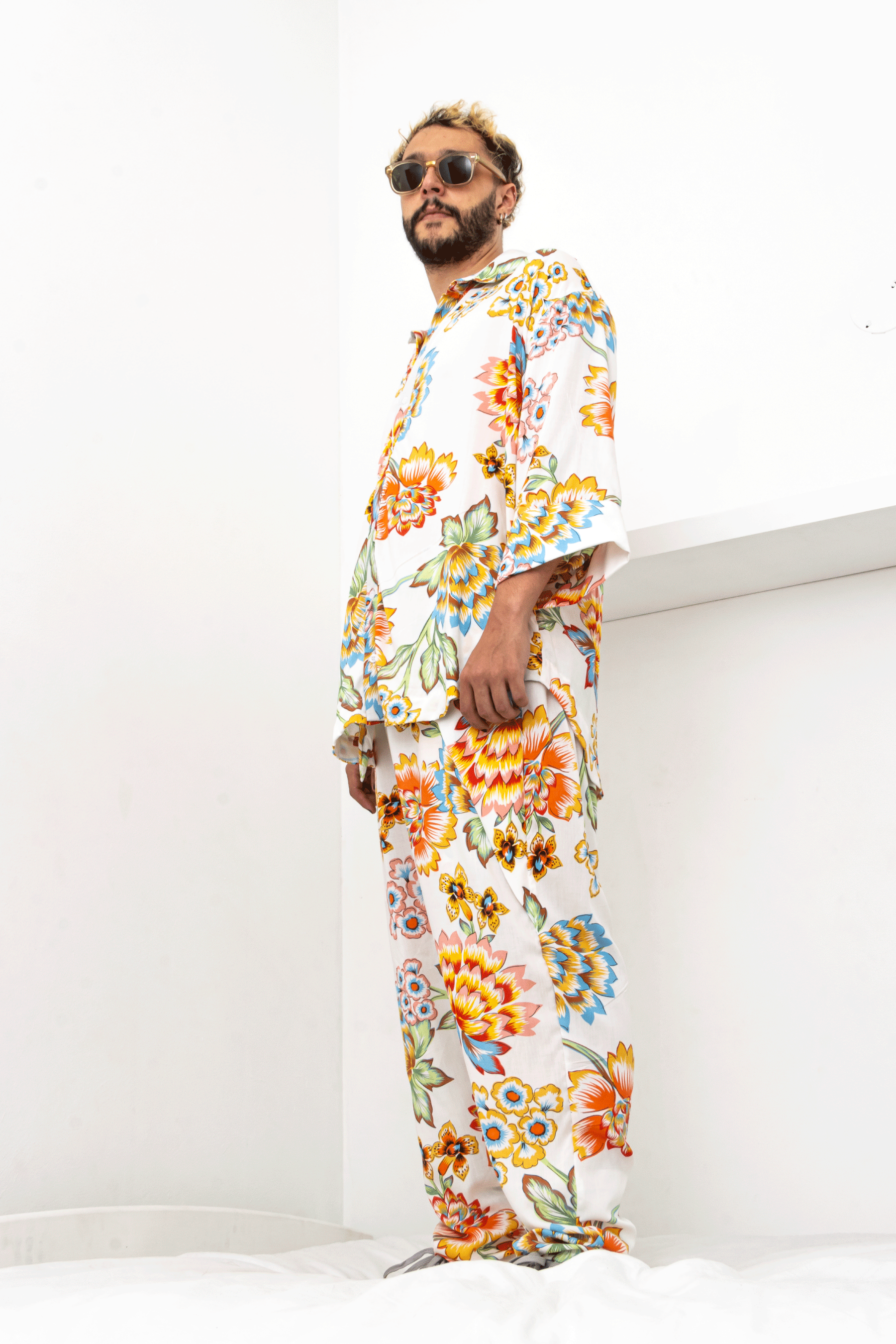 PANTALON FLORAL SAMURAI