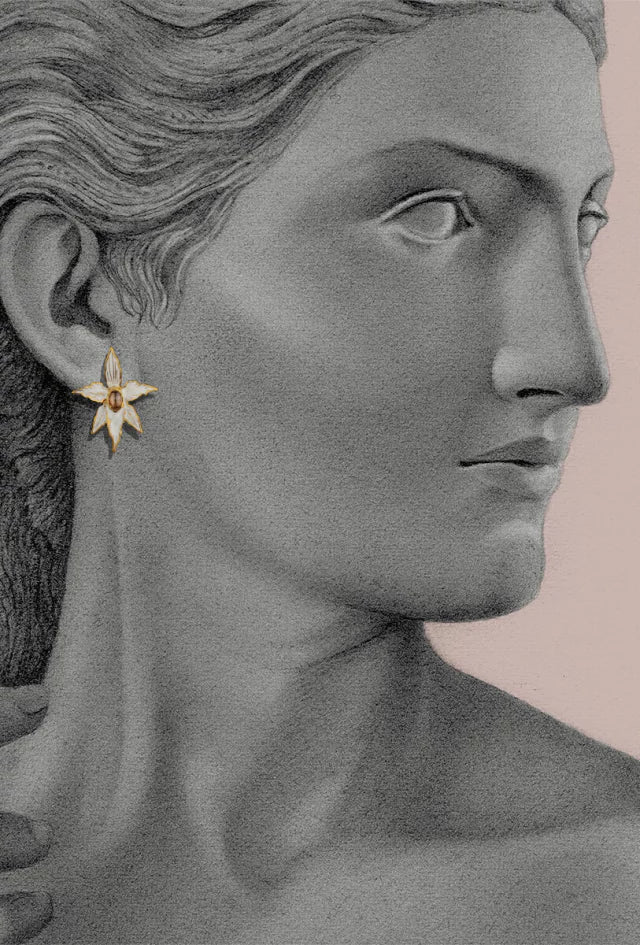 ARETES AGUADIJA BLANCA