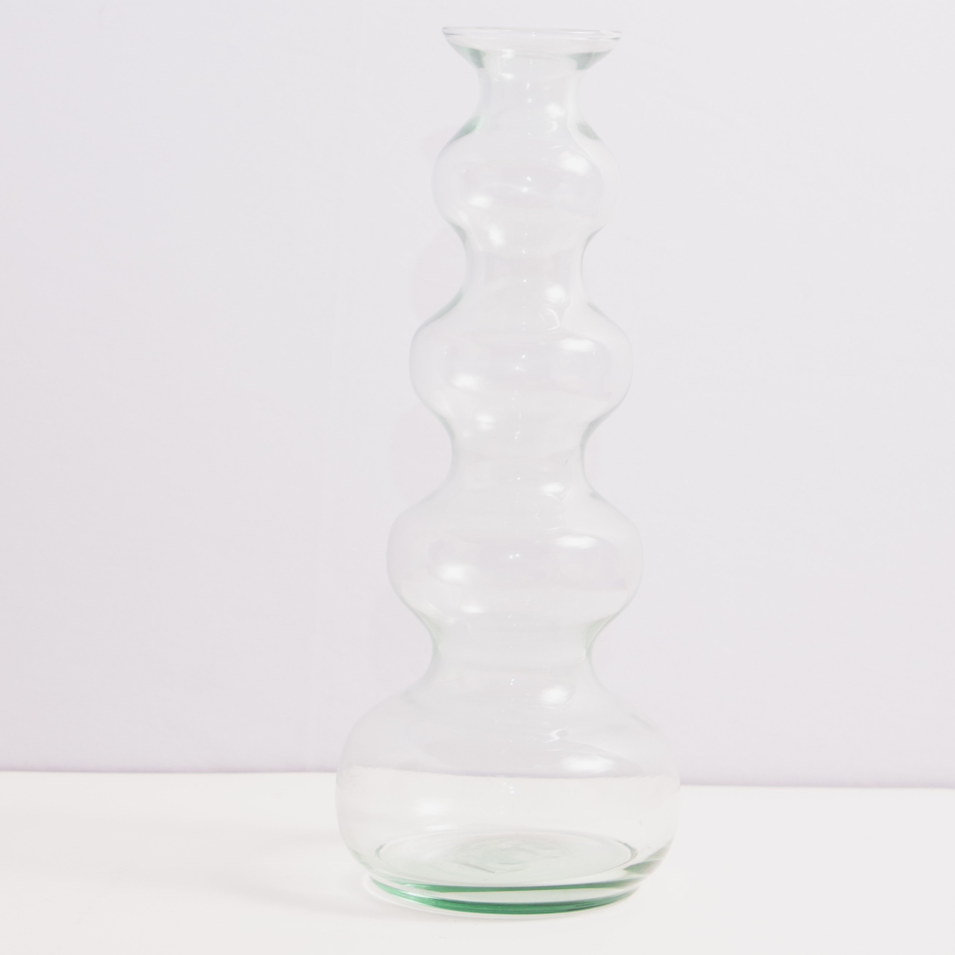 VASE  BUBBLE TRANSPARENT