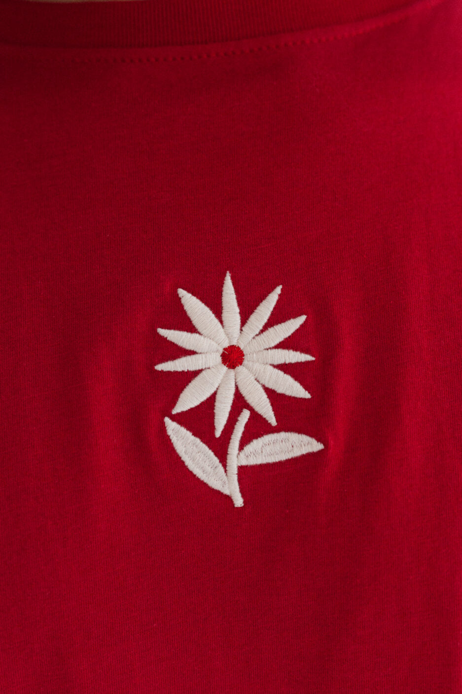 CAMISETA PRIMAVERA ROJA