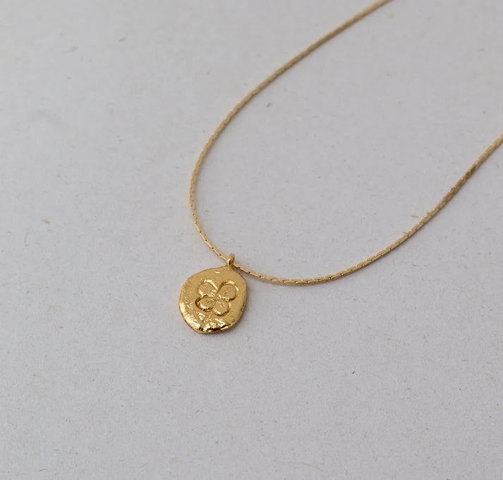 COLLAR MONEDA FLOR